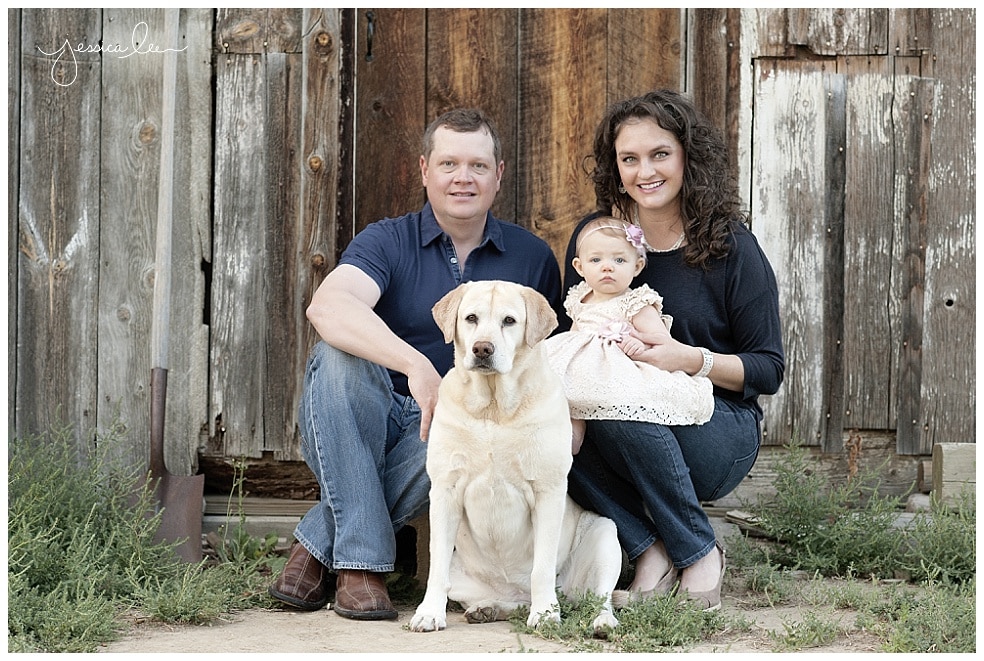 Family Photographer Denver, family photo with dog