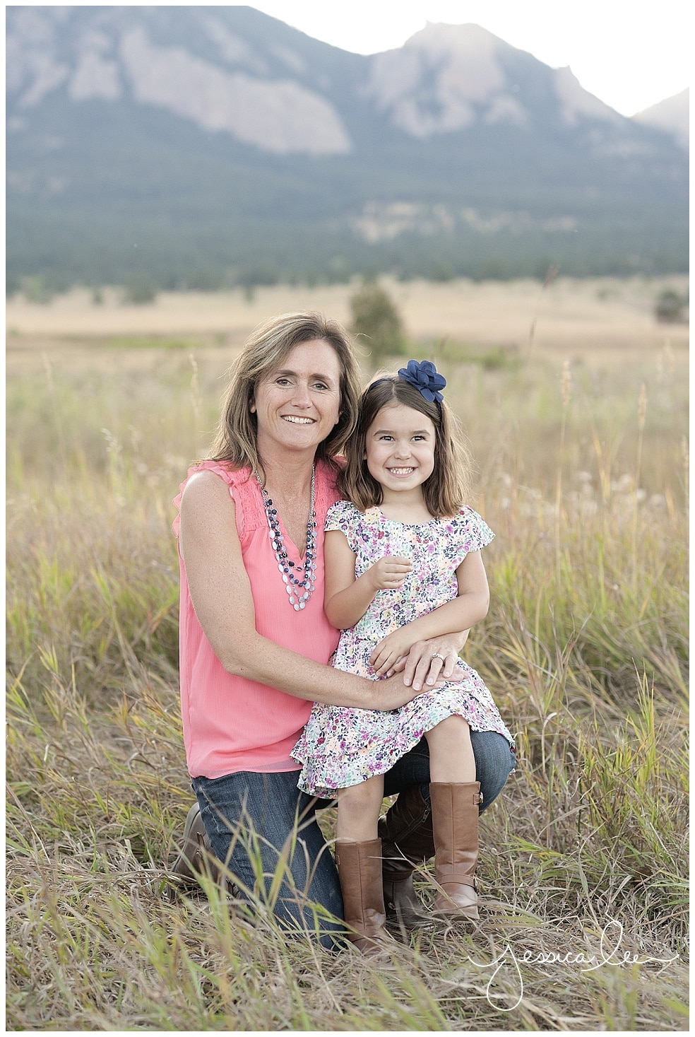 Baby Photography Broomfield, mother daughter photos with flatirons