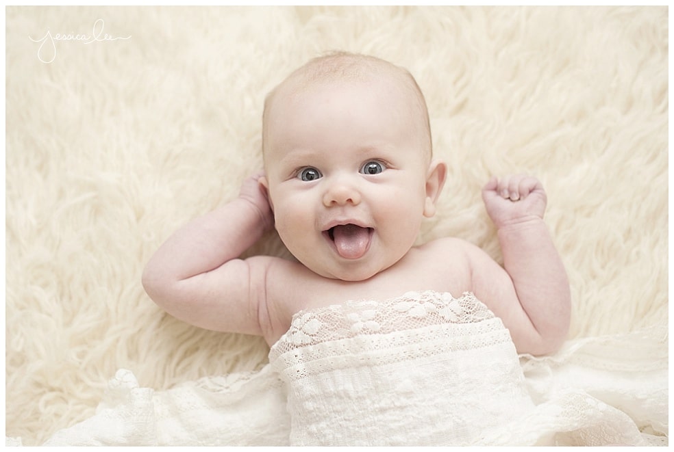 Photographer Broomfield, silly 3 month photos