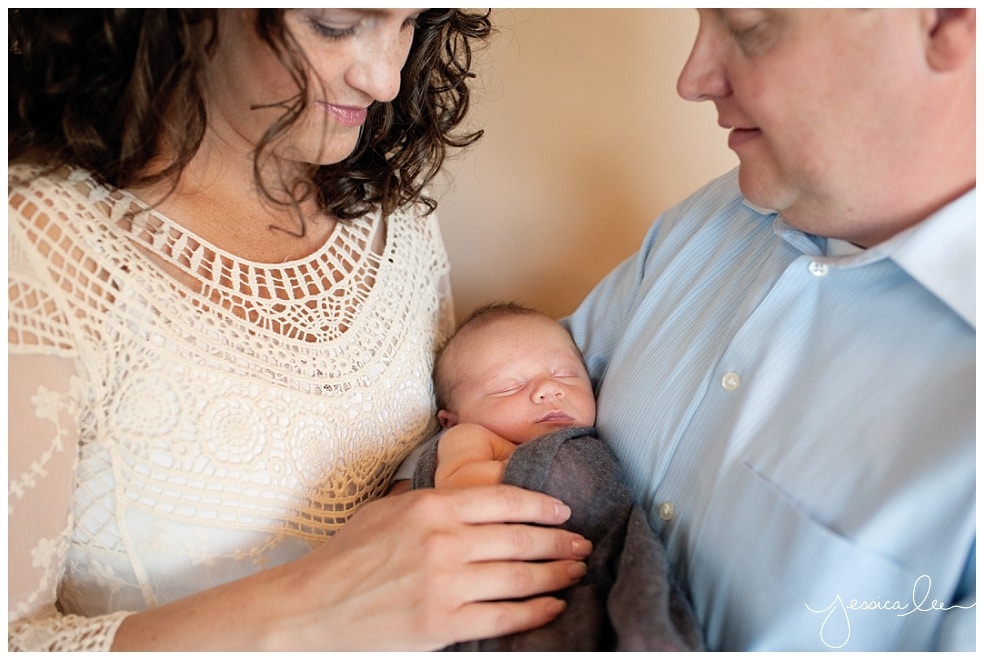 newborn photographer broomfield, newborn with parents