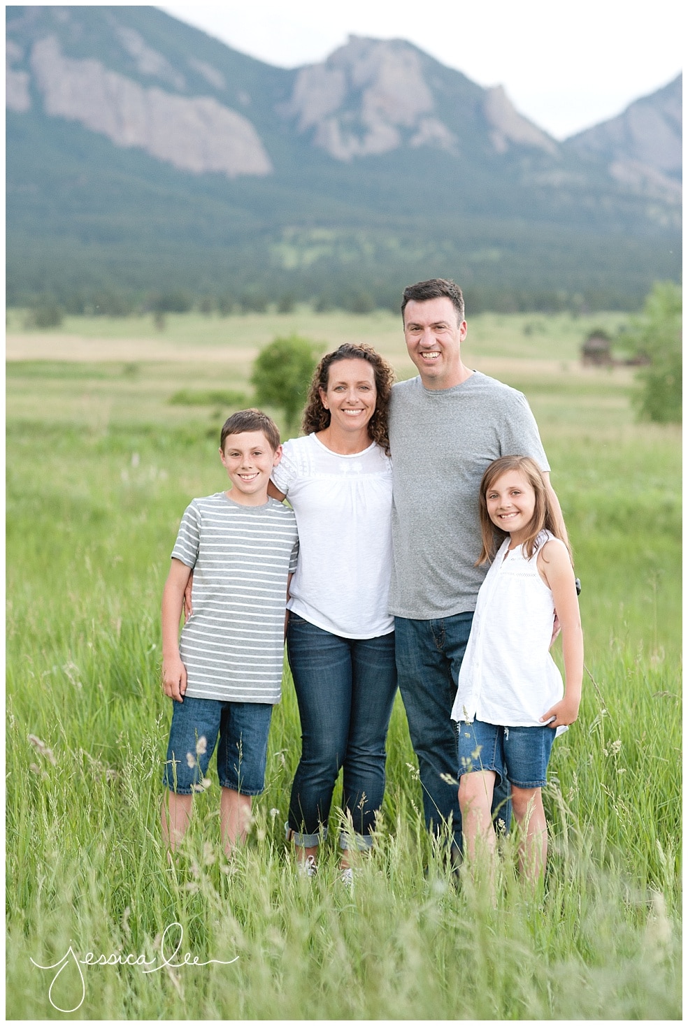 Family photographer longmont, Boulder flatirons