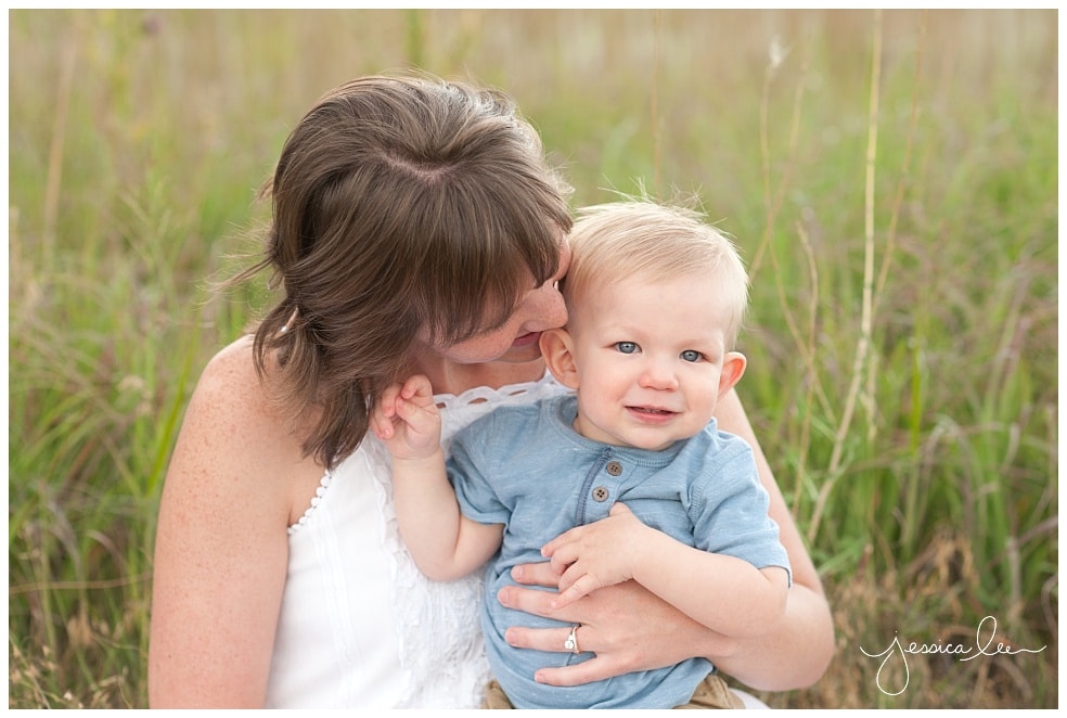 Lafayette Colorado Family Photographer, Jessica Lee Photography, mother with baby boy