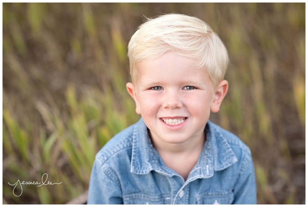 Family Photographer Denver Colorado, blonde little boy