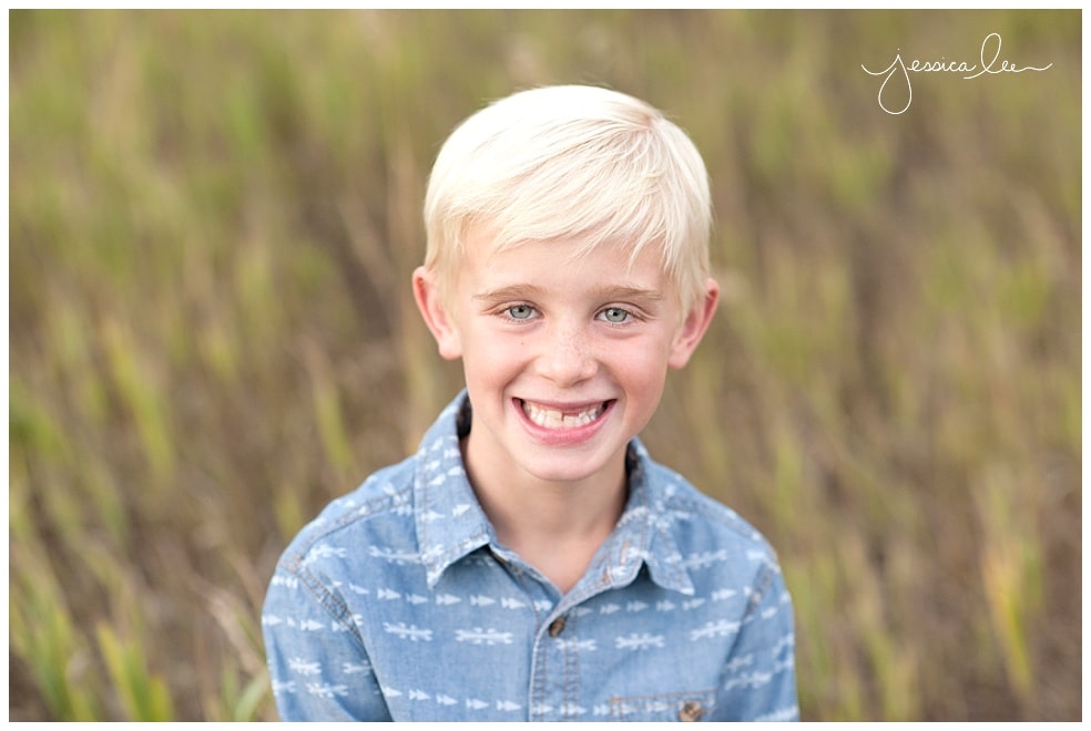 Family Photographer Denver Colorado, kid smiling in colorado