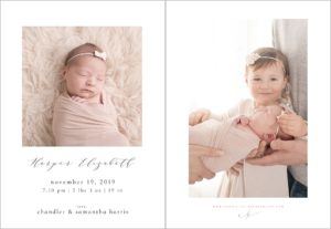 Birth Annoucements | Jessica Lee Photography