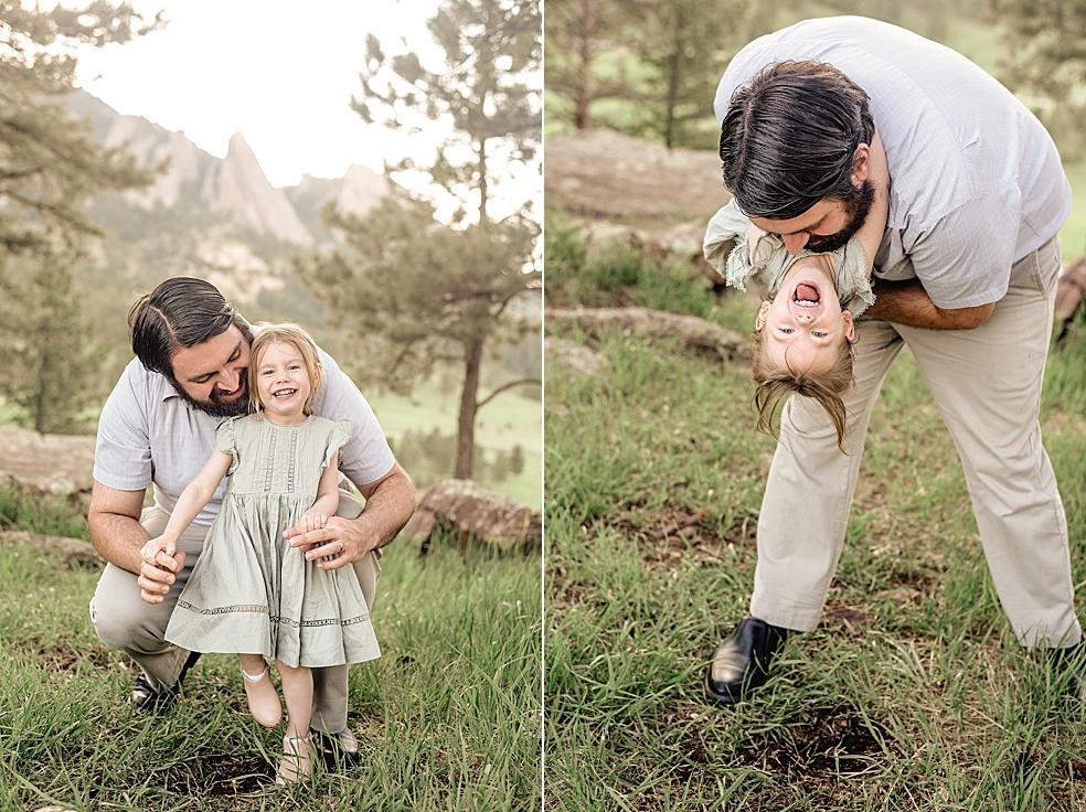 Dad playing with his daughter | Photo by Jessica Lee Photography