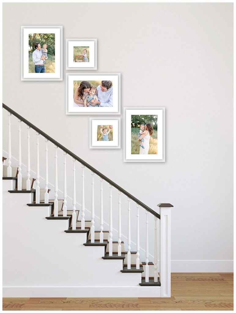Favorite Places to Hang Frames - Stairway