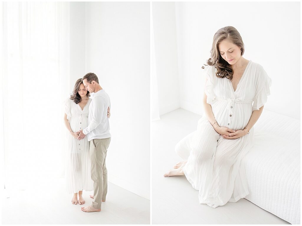 Light and Airy Maternity Photos in Huntsville