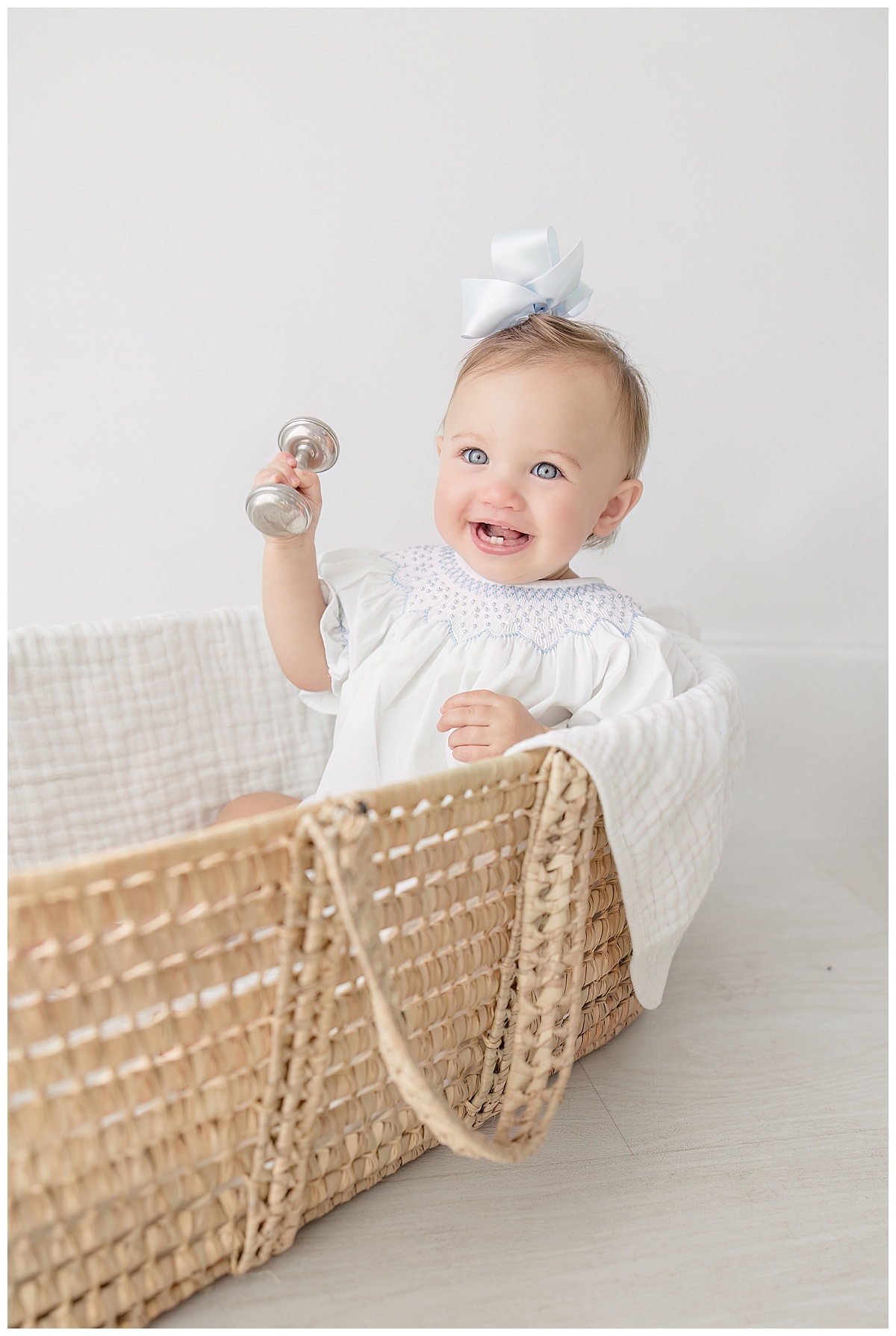 1 Year baby session Huntsville Alabama Studio